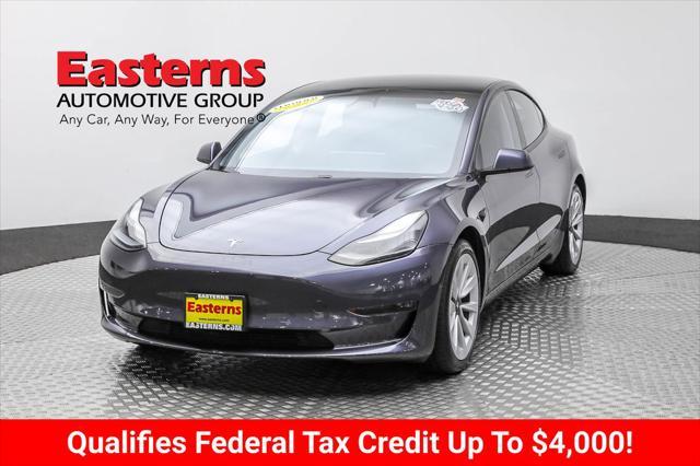 used 2021 Tesla Model 3 car, priced at $23,950
