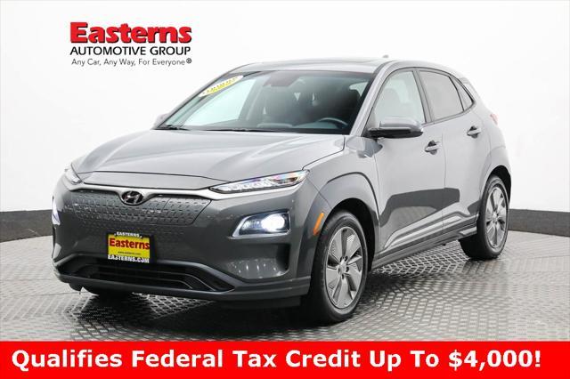 used 2021 Hyundai Kona EV car, priced at $20,950