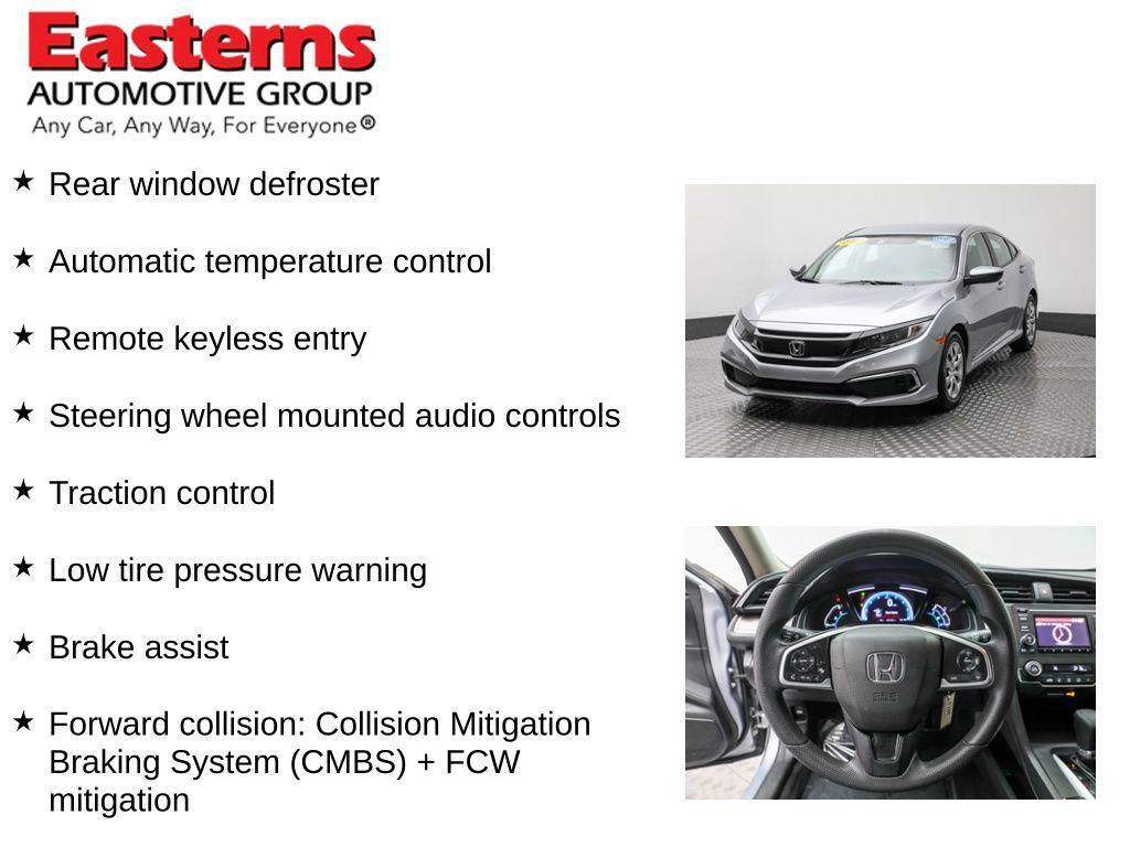 used 2019 Honda Civic car, priced at $17,950