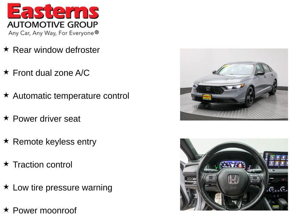 used 2025 Honda Accord Hybrid car, priced at $29,490