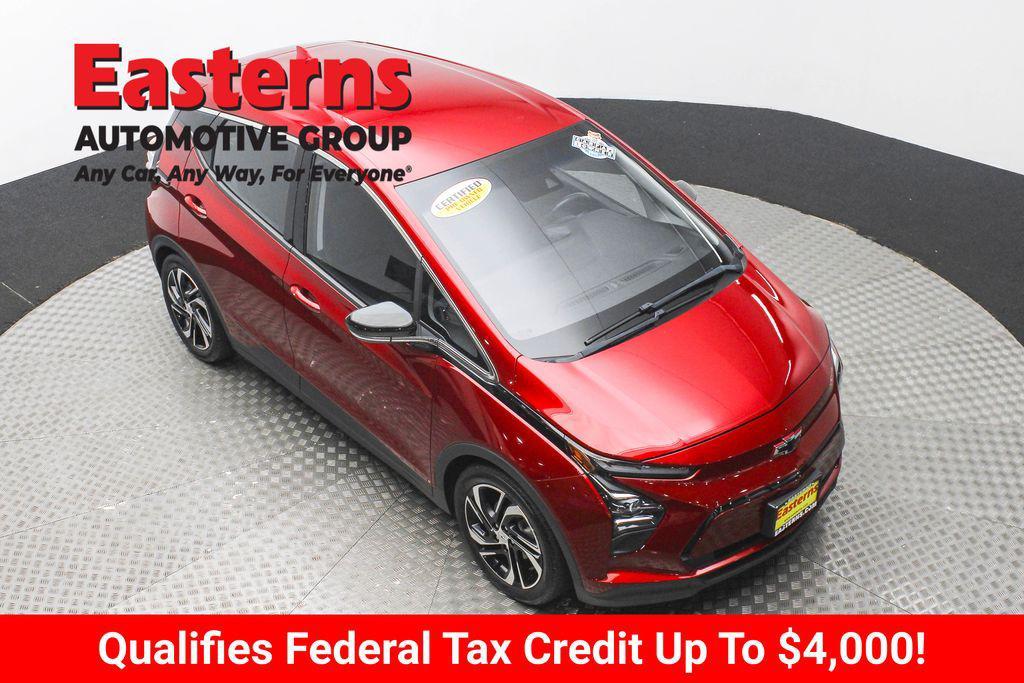 used 2022 Chevrolet Bolt EV car, priced at $20,950