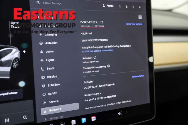 used 2018 Tesla Model 3 car, priced at $27,950