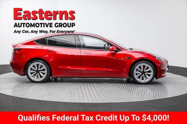 used 2021 Tesla Model 3 car, priced at $23,225