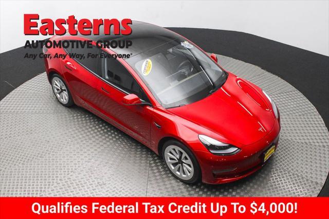 used 2021 Tesla Model 3 car, priced at $23,225