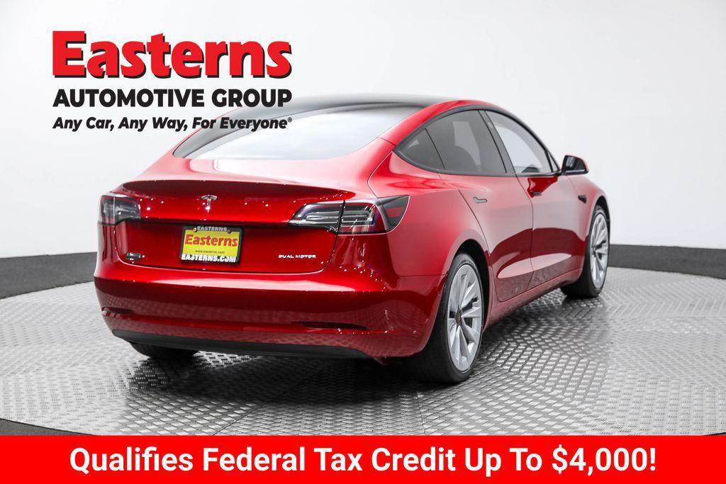 used 2021 Tesla Model 3 car, priced at $22,950