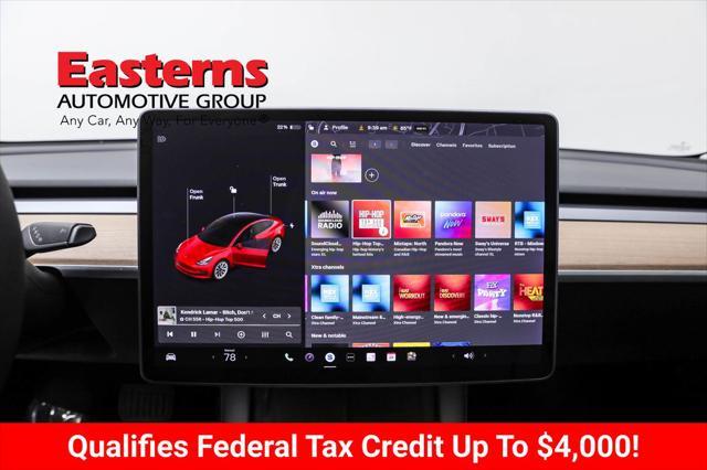 used 2021 Tesla Model 3 car, priced at $23,375