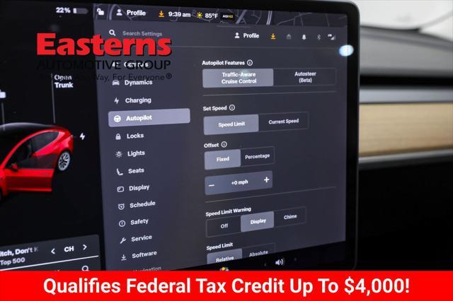 used 2021 Tesla Model 3 car, priced at $23,375