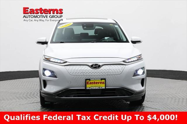 used 2020 Hyundai Kona EV car, priced at $20,350