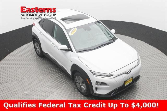 used 2020 Hyundai Kona EV car, priced at $20,350