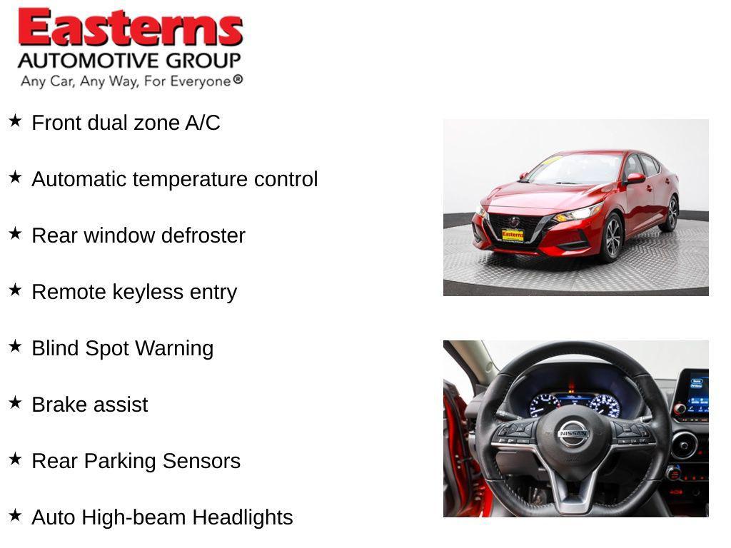 used 2021 Nissan Sentra car, priced at $18,850