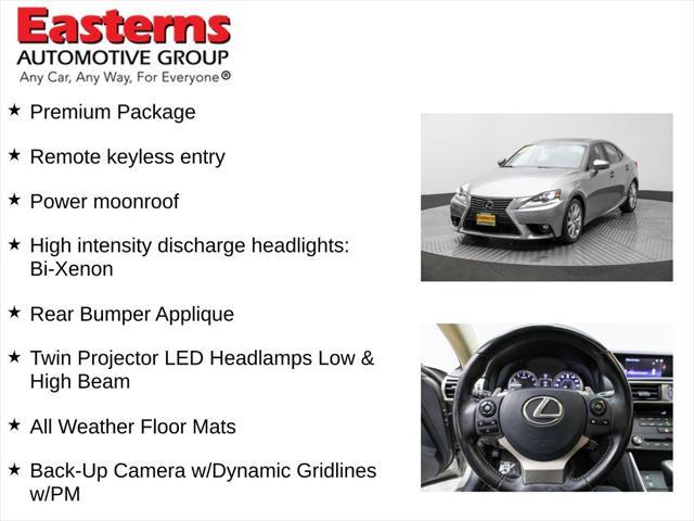 used 2016 Lexus IS 300 car, priced at $18,950