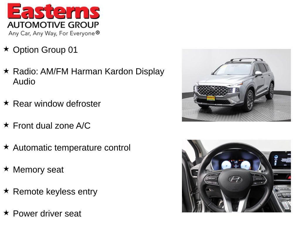 used 2022 Hyundai Santa Fe car, priced at $24,950