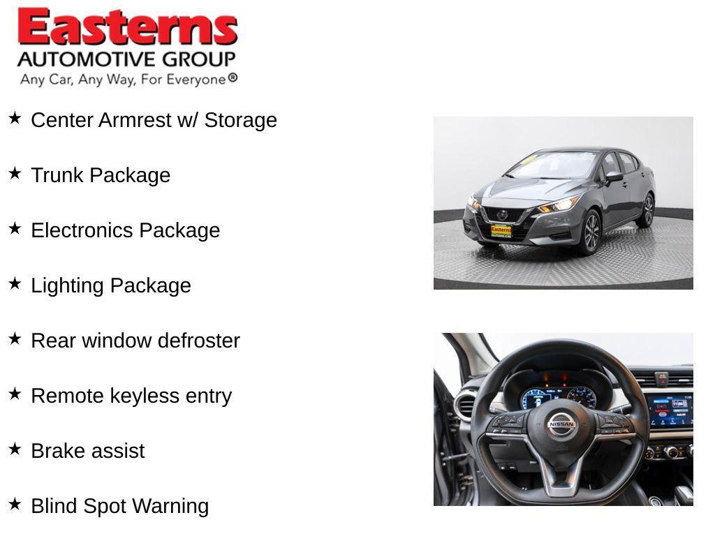 used 2021 Nissan Versa car, priced at $16,375