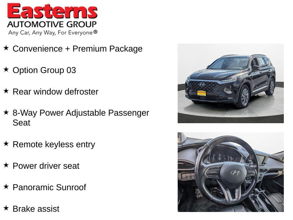 used 2020 Hyundai Santa Fe car, priced at $18,950