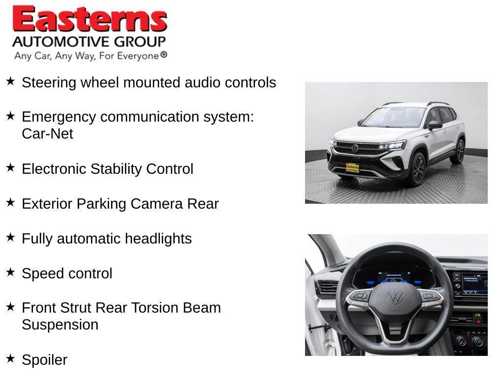 used 2022 Volkswagen Taos car, priced at $19,450