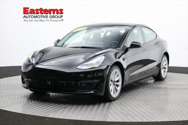 used 2022 Tesla Model 3 car, priced at $26,950