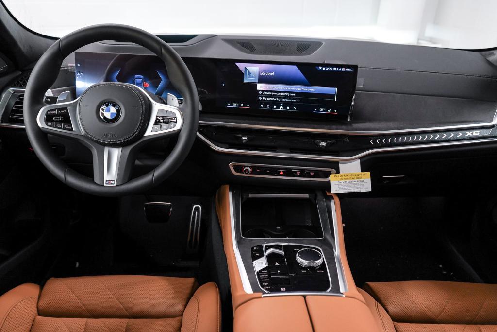 new 2025 BMW X6 car, priced at $84,325