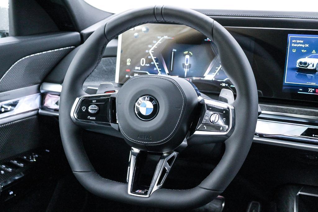 new 2025 BMW 740 car, priced at $102,475