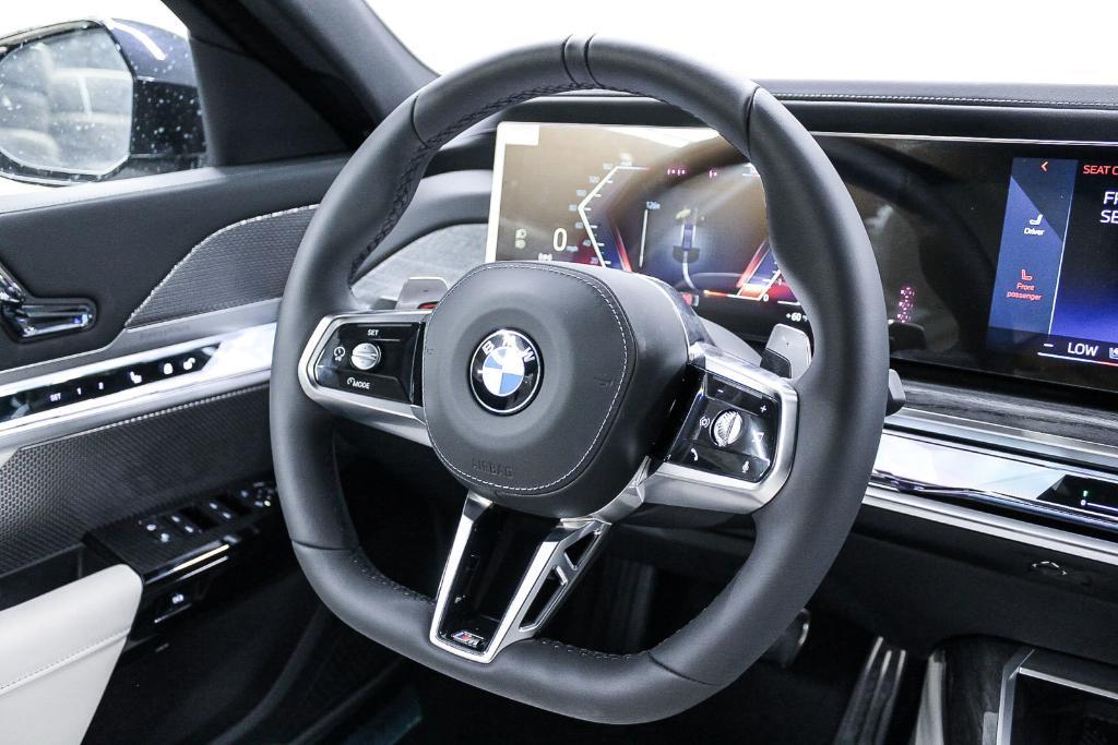 new 2025 BMW 740 car, priced at $105,575