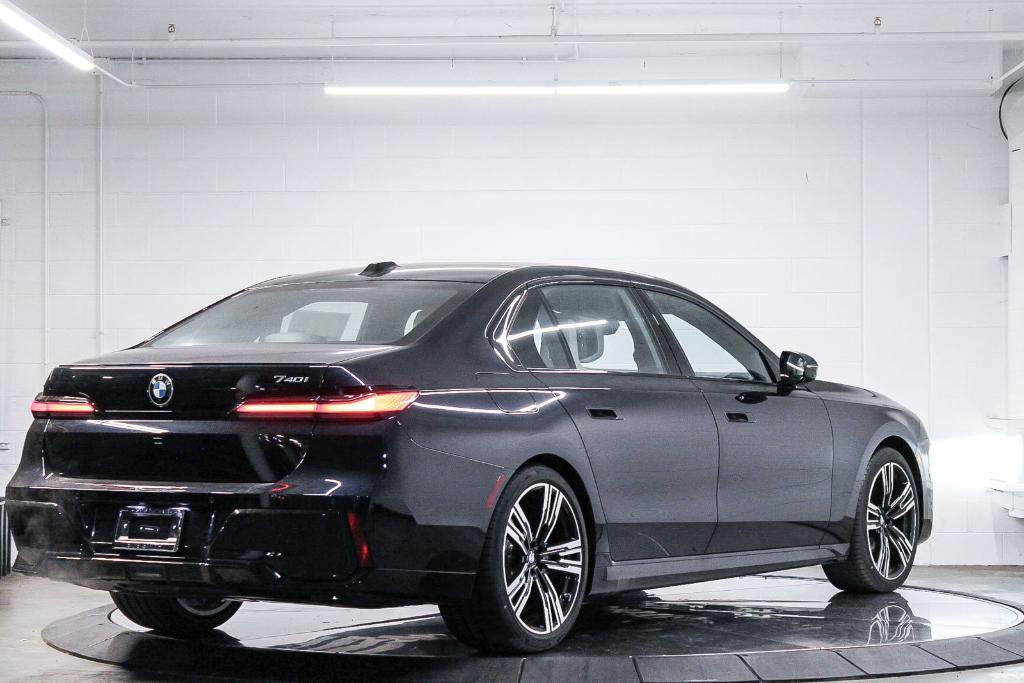 new 2025 BMW 740 car, priced at $105,575