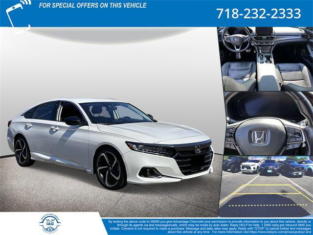 used 2021 Honda Accord car, priced at $21,180