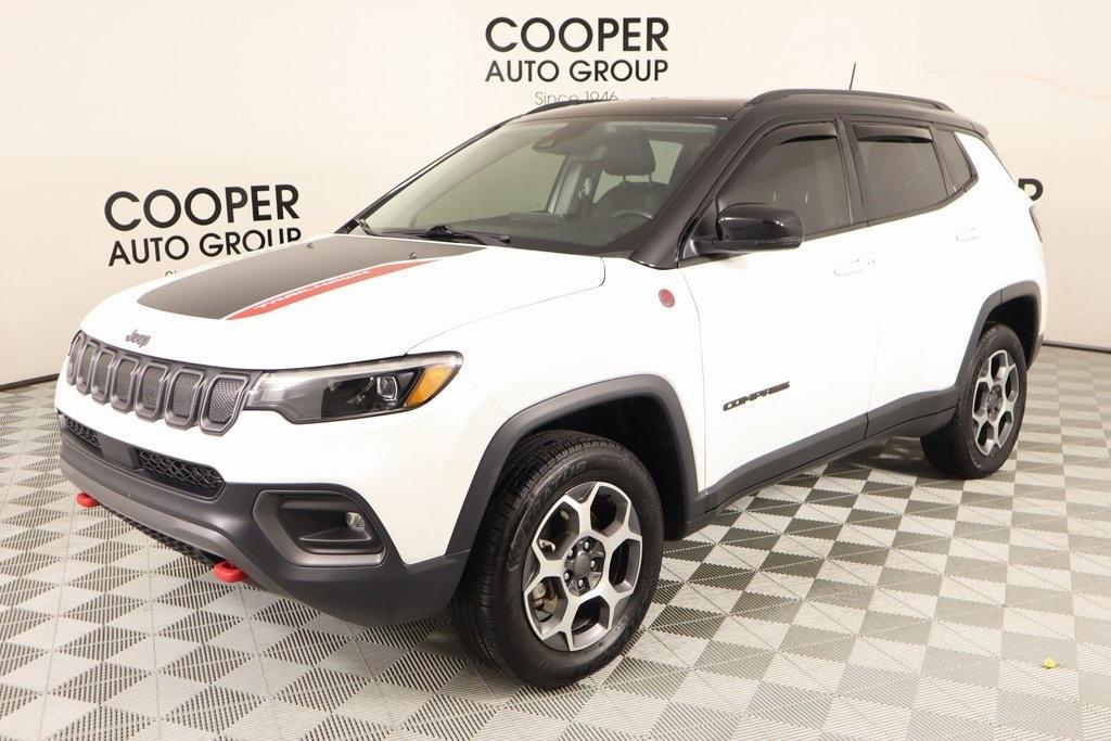 used 2022 Jeep Compass car, priced at $22,212