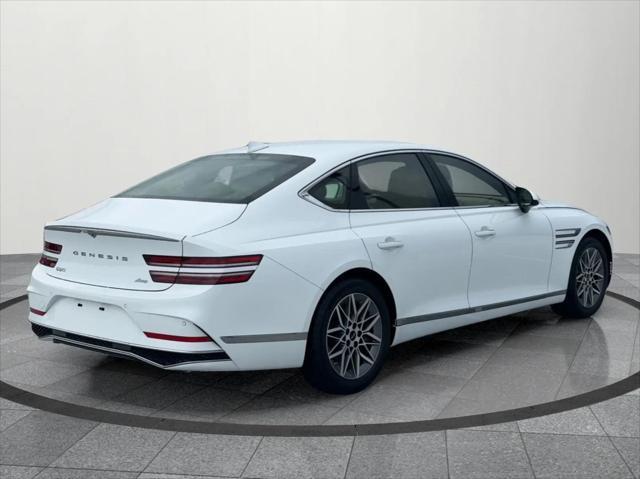 new 2025 Genesis G80 car, priced at $58,625