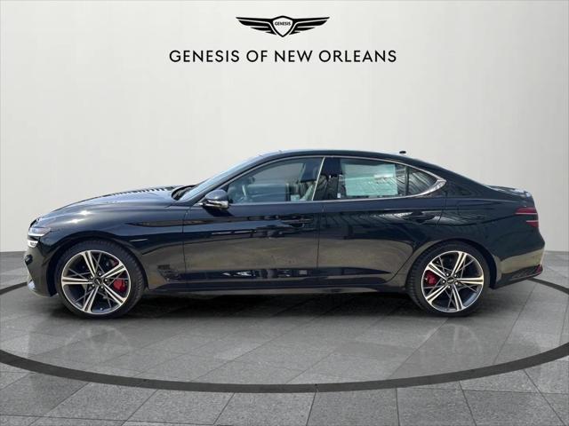 new 2025 Genesis G70 car, priced at $57,350