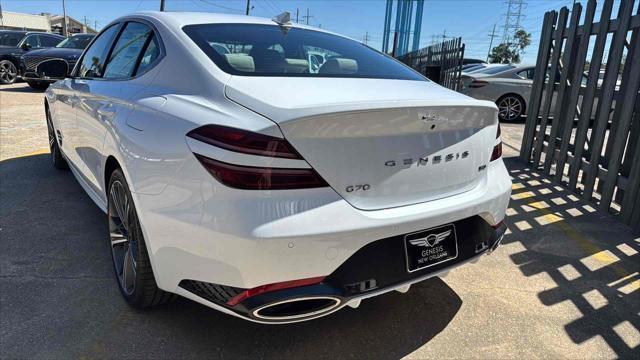 new 2025 Genesis G70 car, priced at $52,505