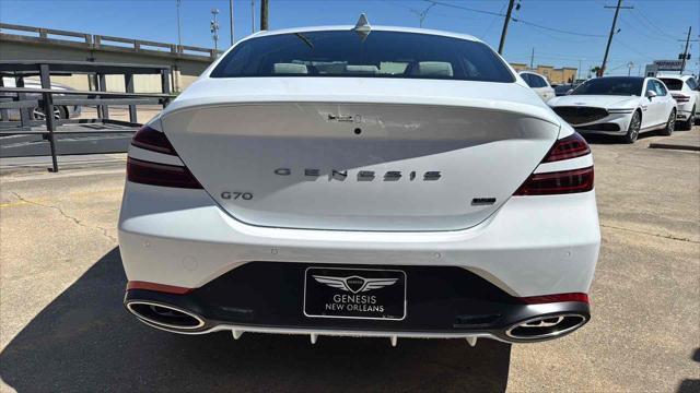 new 2025 Genesis G70 car, priced at $52,505