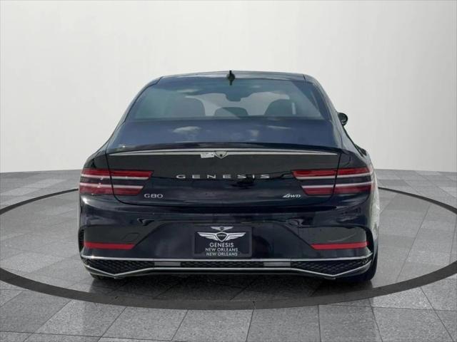 new 2025 Genesis G80 car, priced at $64,355