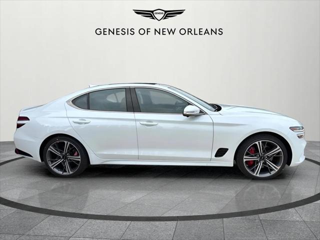 new 2025 Genesis G70 car, priced at $59,655