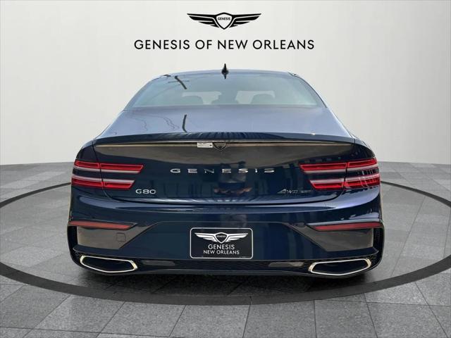 new 2025 Genesis G80 car, priced at $78,900