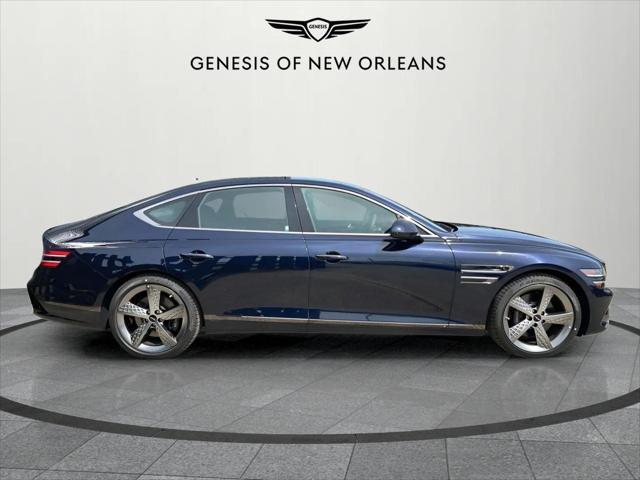 new 2025 Genesis G80 car, priced at $78,900