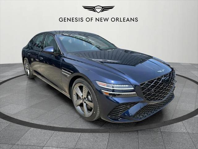 new 2025 Genesis G80 car, priced at $78,900