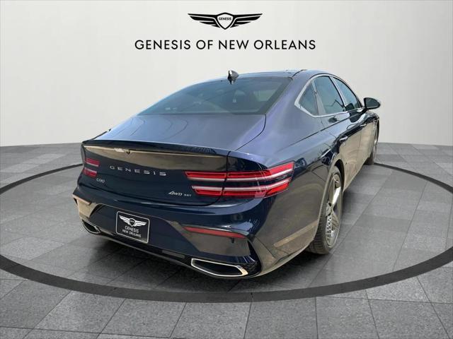 new 2025 Genesis G80 car, priced at $78,900