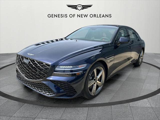 new 2025 Genesis G80 car, priced at $78,900