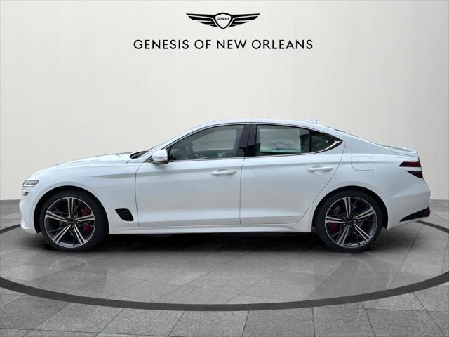 new 2025 Genesis G70 car, priced at $54,605
