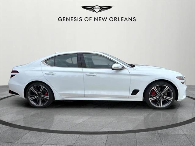 new 2025 Genesis G70 car, priced at $54,605