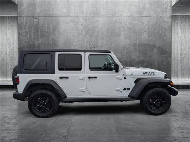 used 2021 Jeep Wrangler Unlimited car, priced at $24,957