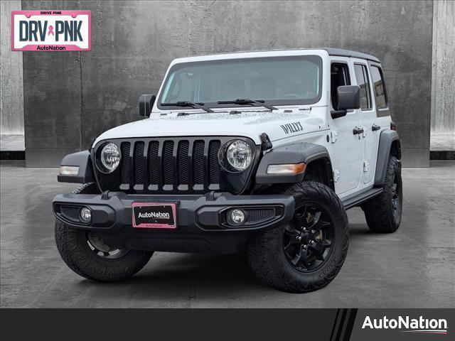 used 2021 Jeep Wrangler Unlimited car, priced at $27,305