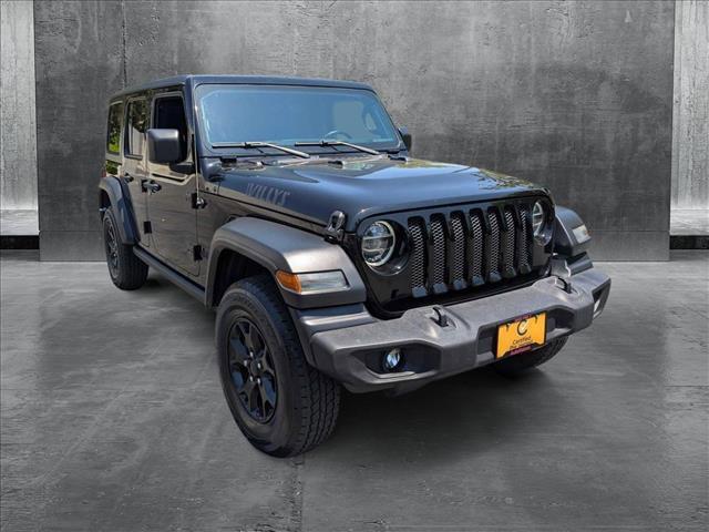 used 2020 Jeep Wrangler Unlimited car, priced at $28,687