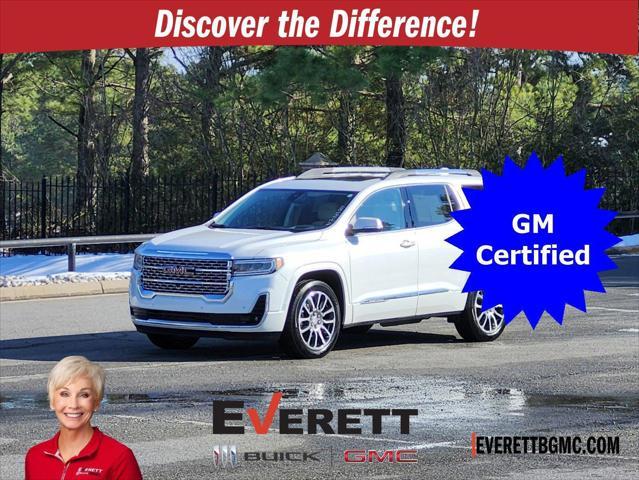 used 2022 GMC Acadia car, priced at $33,489