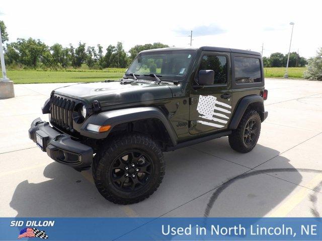 used 2021 Jeep Wrangler car, priced at $31,500