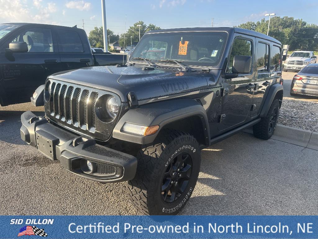 used 2021 Jeep Wrangler Unlimited car, priced at $31,992