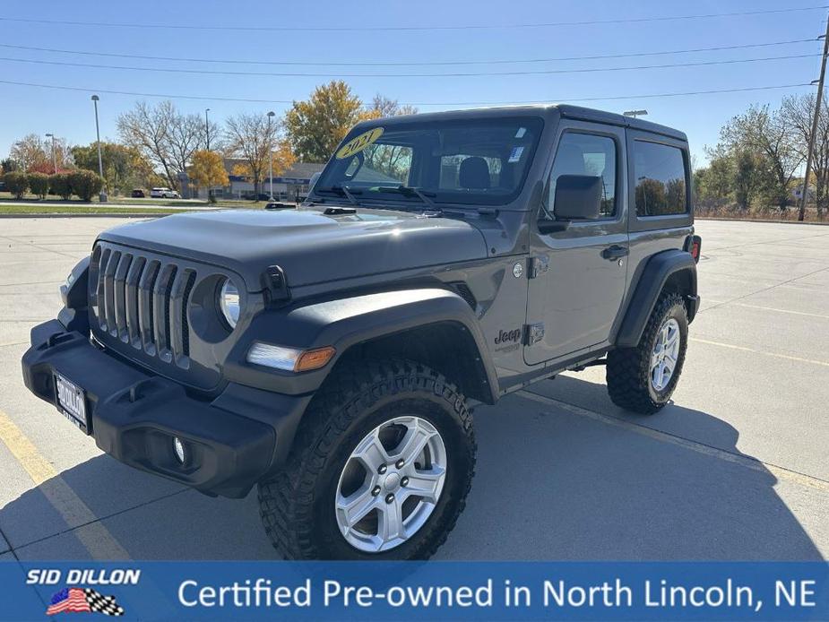 used 2021 Jeep Wrangler car, priced at $27,893