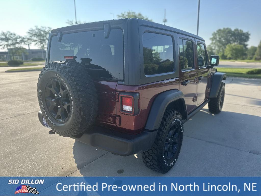 used 2021 Jeep Wrangler Unlimited car, priced at $33,991
