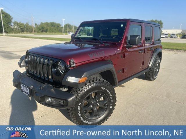 used 2021 Jeep Wrangler Unlimited car, priced at $33,991