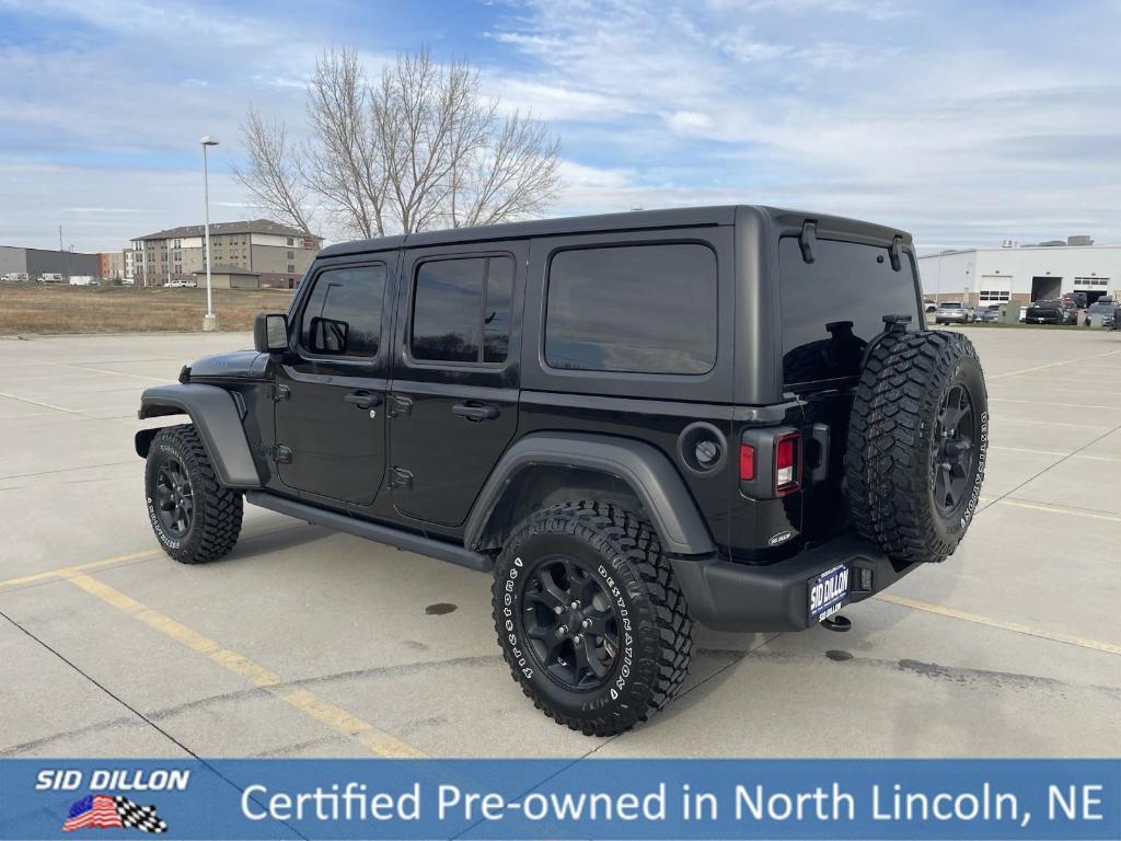 used 2021 Jeep Wrangler Unlimited car, priced at $32,994