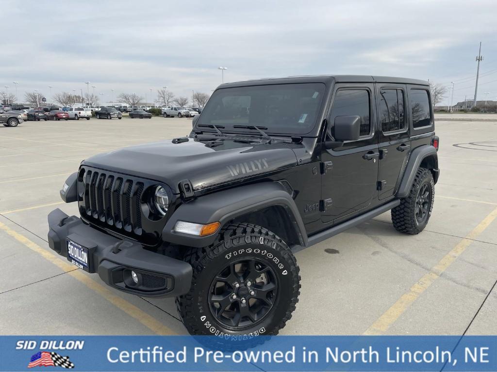 used 2021 Jeep Wrangler Unlimited car, priced at $32,994